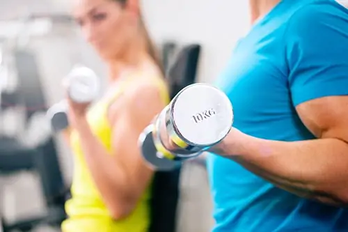 male and female curling weights