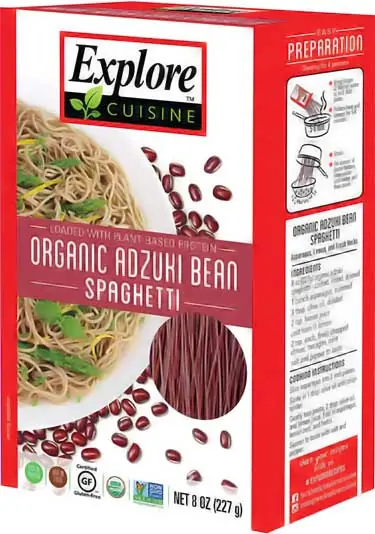 Explore Asian adzuki bean spaghetti