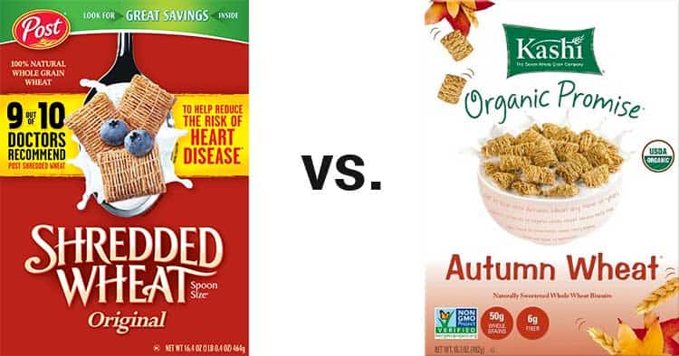 Post vs. Kashi cereal