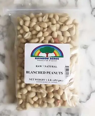 raw peanuts for sale at Rainbow Acres