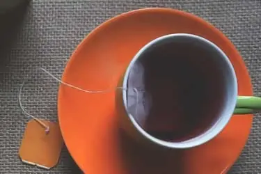 brewed tea in cup