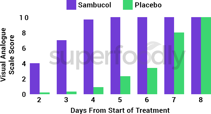 effect of elderberry syrup for flu treatment