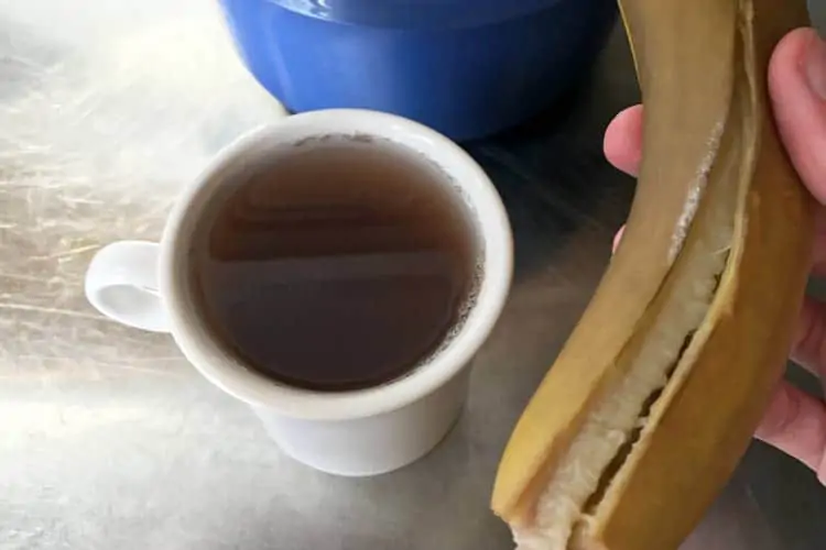 cup of banana tea