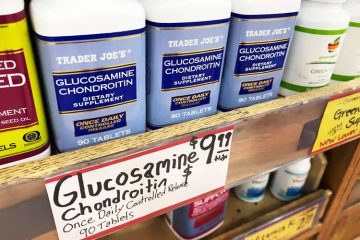 Trader Joe's glucosamine chondroitin supplements