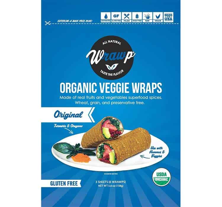 Wrawp veggie wraps, original flavor
