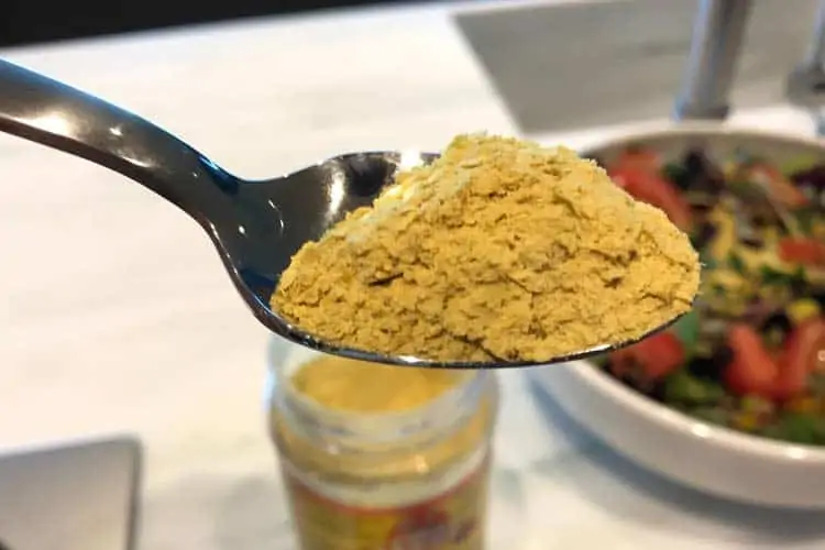 one tablespoon serving of nutritional yeast flakes