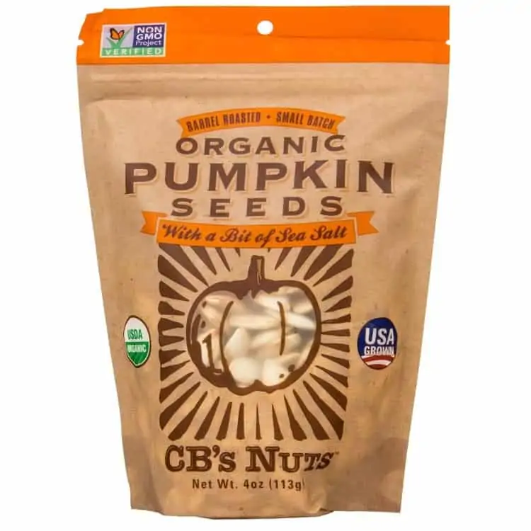 CB's Nuts pumpkin seeds USA grown organic