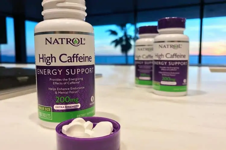Natrol High caffeine 200 mg tablets