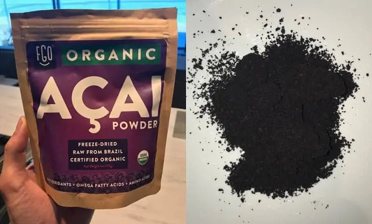 Feel Good Organics acai powder